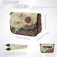 thumbnail image 7 of ZUXONGSY Retro Boho Mandala Dragonfly Print Shoulder Bag for Women PU Leather Crossbody Travel Purse Mini Satchel with Adjustable Wide Strap for Daily Use Shopping, 7 of 7