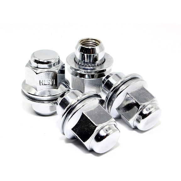 Set of 20 Veritek 12x1.25mm 1.47 Inch 13/16 Hex OEM Mag Washer Style Factory Replacement Chrome Lug Nuts for Nissan Infiniti Factory Wheels
