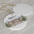 thumbnail image 3 of France Christmas Ornament, France Ornament, Christmas Ornaments, France Custom, France Personalized Ornament, France Bauble, French Palace WXycO3 (France Christmas), 3 of 4