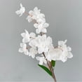 thumbnail image 2 of Artificial Daffodil Flower Bouquet Lifelike Faux Narcissus Floral Arrangement for Home Wedding Decor, 2 of 6