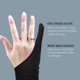 thumbnail image 4 of Artist Glove AKX AK-01 Small, paquete de 2 unidades para tableta gráfica, color negro, 4 of 7