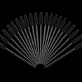 thumbnail image 6 of RAGUPEL 2026 New 50Pcs Silicone Disposable Mascara Wand, Tower-Shape Silicone Spoolie, Soft Lash Spoolies Brush for Eyelash Extensions, Lift and Brow (Black), 6 of 7
