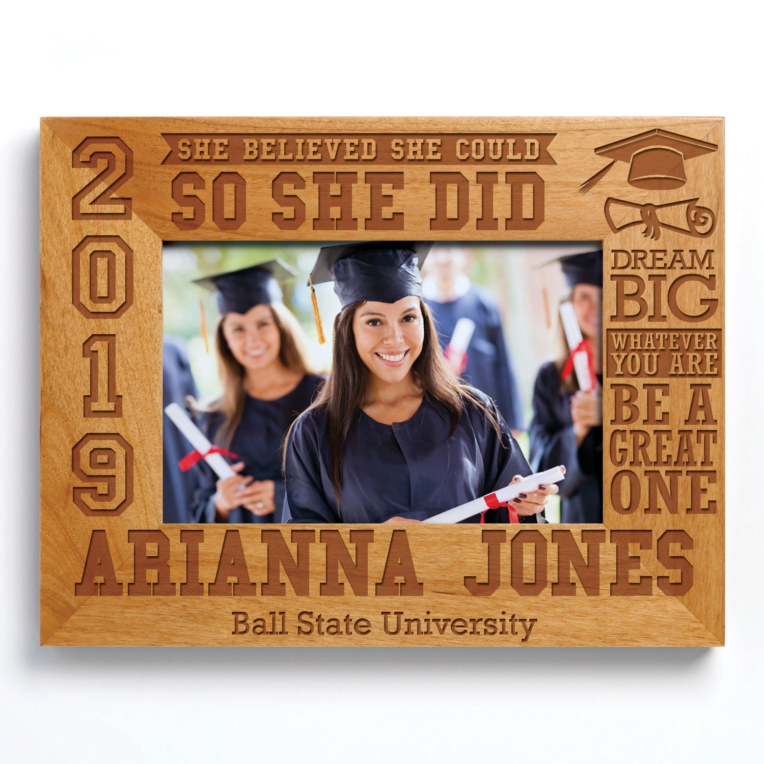 Personalized Planet Personalized So She Did 2019 Graduation Frame