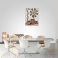 thumbnail image 5 of Rustic Farmhouse Red Truck Wall Art Country Old Windmill Pictures Wall Decor In This House Car Canvas Prints Framed Modern painting Artwork for Kitchen Bathroom Living Room Office 12"x16", 5 of 6