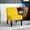 Yellow#1, variant on Fabric Accent Chairs, Reese 53" 2Piece Living Room Armless Button Tufted Pattern Accent Chair with Velvet Fabric and Premium High Density Foam Cushion, Yellow, Yellow Accent Chairs