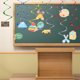 thumbnail image 4 of KAKOWELY 1 juego de pancarta de regreso a clases, pancarta de bienvenida a la escuela, pancarta de dibujos animados para volver a clases, decoración colgante, 4 of 4