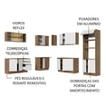 thumbnail image 4 of Cocina Integral de Esquina 459cm Glamy Madesa 01 Marrón/Blanco, 4 of 5