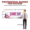 thumbnail image 2 of Game Day Large Banners and Signs for Outdoor by DreamController-Polyester Banner with 4 Holes for Easy Hang Indoor & Outdoor| 4x1 Feet UV & Water Resistant HD Banner| Made in USA, 2 of 6