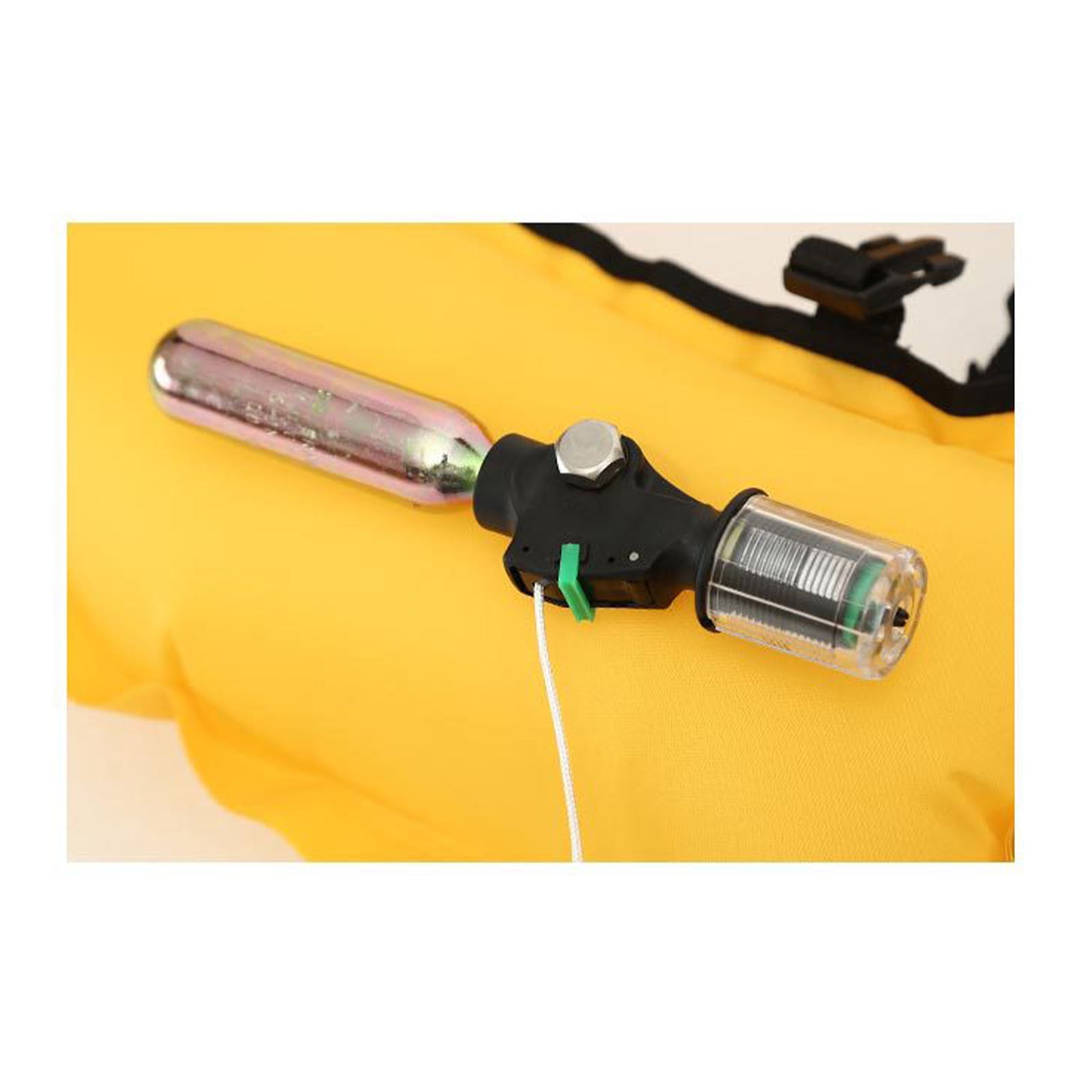 Manual Inflatable Life Jacket,High Visibility Yellow Pull Cord,Adult Safety Vest for Outdoor Fishing,Boating,Rafting
