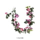 thumbnail image 3 of Guirnalda de flores artificiales de seda de 1,7 m para colgar en la pared | Guirnalda floral de imitación morada y rosa para decoración de interiores, 3 of 6