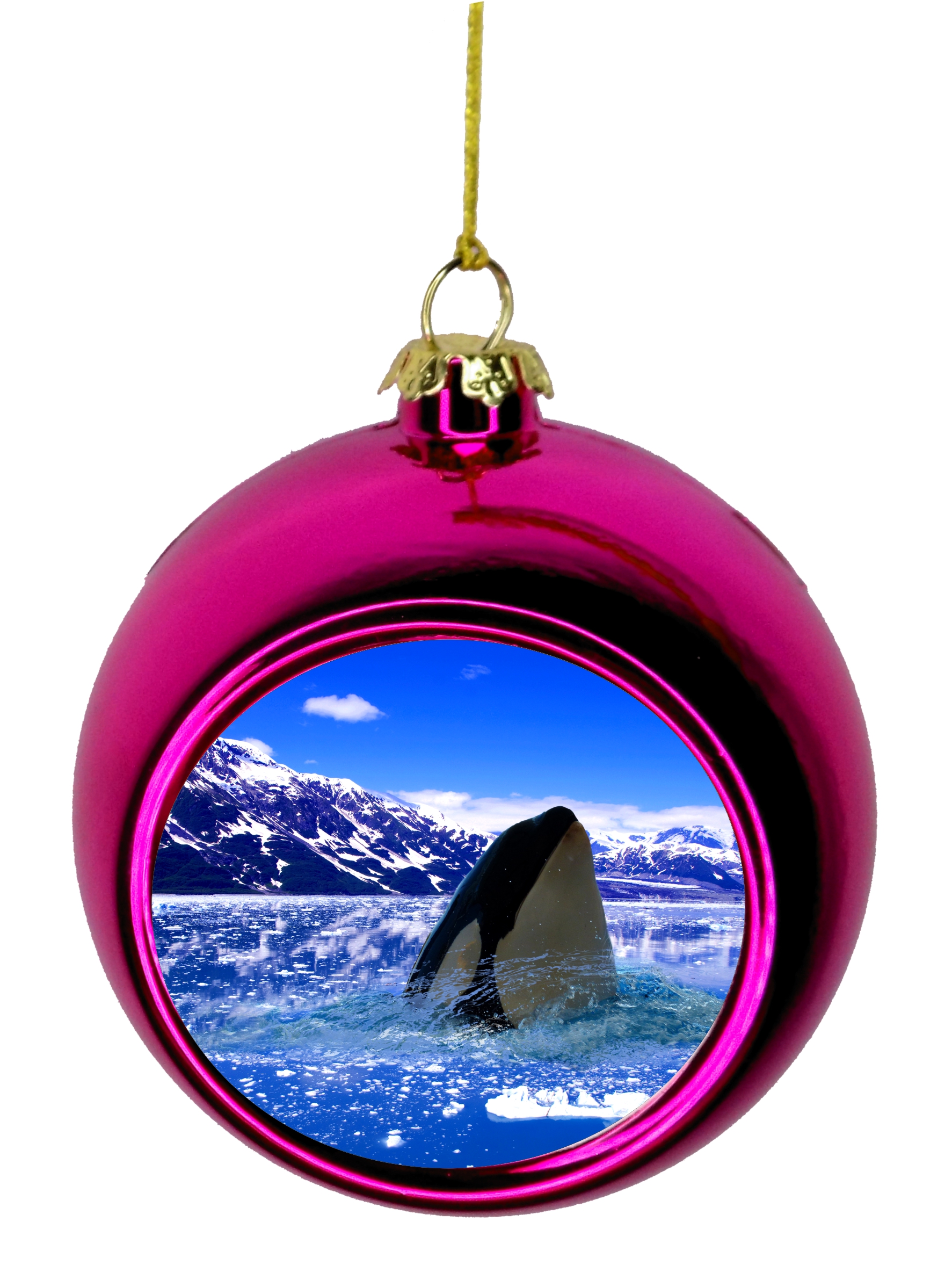 Orca Christmas Ornament 