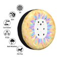 thumbnail image 4 of Waterproof Spare Wheel Cover, Cartoon Pastel Hedgehog Pattern Adjustable Wheel Cover For Jeep Trailer RV SUV Car, 14 inch, 4 of 8