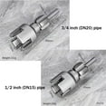 thumbnail image 6 of Dual-Function Pipe Threading Tool Kit (2-Piece Set) - Internal & External Pipe Thread Cutter for 1/2", 3/4", 1" PVC Pipes - Electric Drill Compatible Pipe Threader for Home Plumbing Repairs, 6 of 8