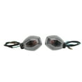 thumbnail image 3 of Motorcycle Turn Signal Light, Energy Saving  Heat Resistant Front Rear 2pcs Indicator Lamp  For Motorbike Accessories Dark Brown,Black,Transparent, 3 of 8
