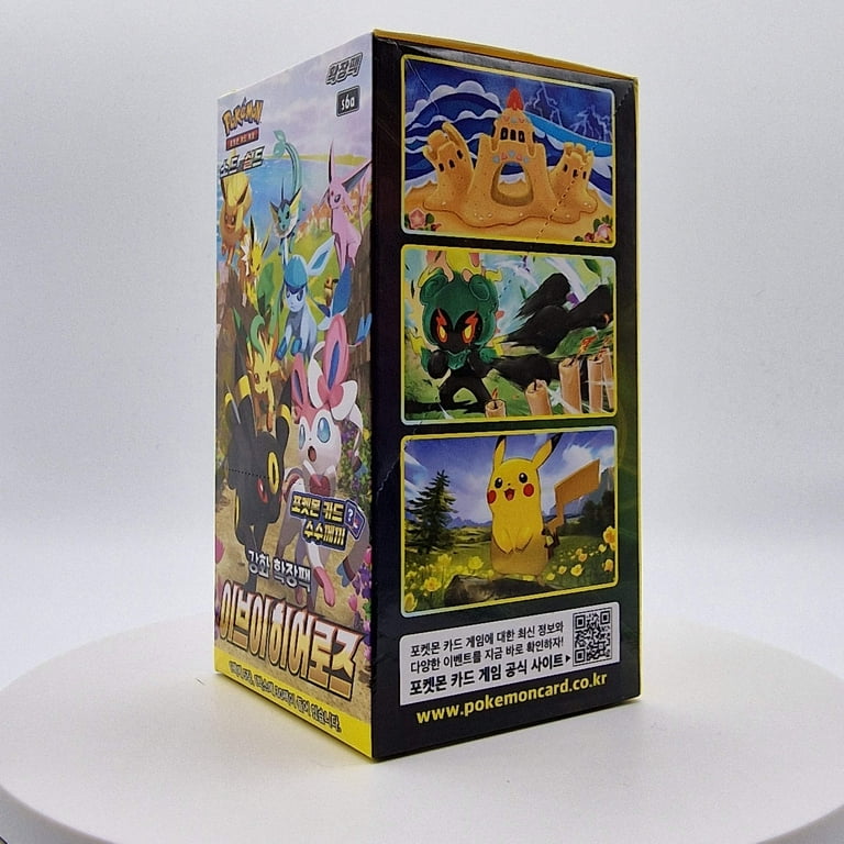korean eevee heroes booster box case Pokémon TCG: Sword & Shield Eevee Heroes Booster Box KOREAN main image 1