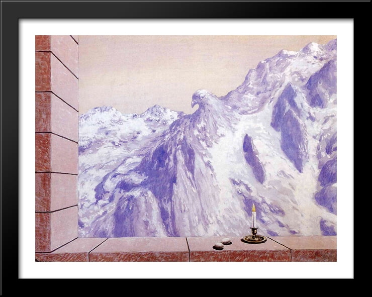 The Domain Of Arnheim 36x28 Large Black Wood Framed Print Art By Rene 