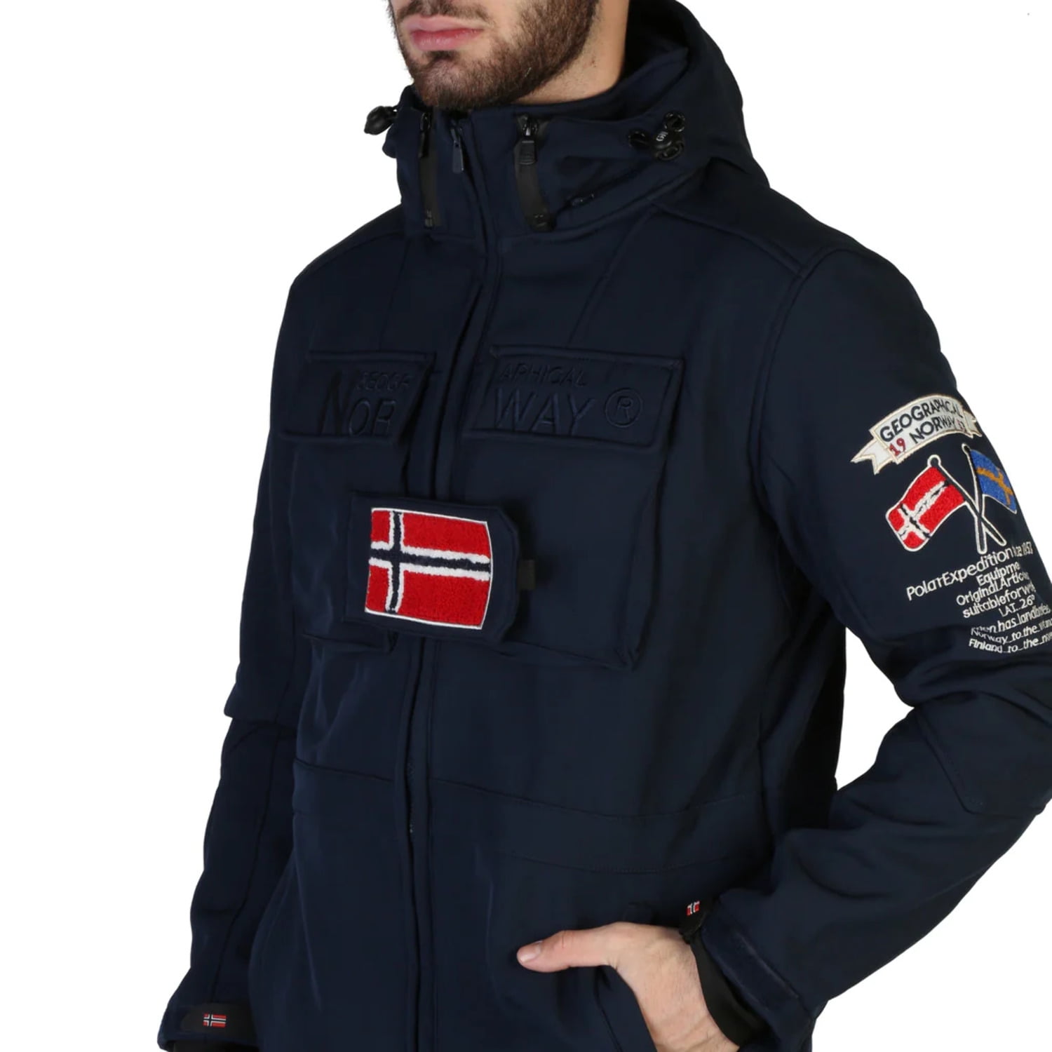 GEOGRAPHICAL NORWAY Geographical Norway BUILDING - Chaqueta hombre azul  pacífico - Private Sport Shop