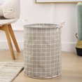thumbnail image 2 of Cesto de lavandería a prueba de agua de gran tamaño Cesta plegable Hogar Titular de ropa sucia Cuarto de baño Dormitorio Misceláneas Almacenamiento Organizador Contenedor Macarena Cortador de lavandería impermeable, 2 of 5