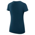 thumbnail image 3 of Women's G-III 4Her by Carl Banks Navy New York Yankees Super-Slim Fit Lightweight Leopard Heart V-Neck T-Shirt, 3 of 3