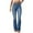 Light Blue, variant on ABATAB Flare Legging Jeans for Women Stretchy High Waist Bell Bottom Jeans Bootcut Trendy Denim Trousers with Pockets
