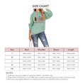 thumbnail image 3 of Sudadera con capucha navideña Mangas largas Patrón de árbol Tipo suelto Cómodo jersey con bolsillo frontal Verde XXL, 3 of 4