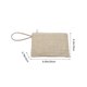 thumbnail image 3 of Mujer Bolso de mano de paja tejido para verano con cierre de cremallera, bolso casual portátil para playa, vacaciones y uso diario, beige o caqui, 3 of 6