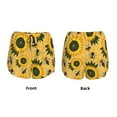 thumbnail image 5 of Haiem Bees and Sunflowers Women's 2 in 1 Running Shorts - Lightweight Athletic Workout Gym Yoga Breathable Sports Shorts Liner with Phone Pockets-XX-Large, 5 of 9