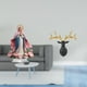 thumbnail image 2 of Centro de mesa con escultura de escena de , adorno acrílico, estatua de cabeza de ciervo de resina, figura de animal, decoración para el h, 2 of 8