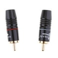 thumbnail image 1 of Adaptador de Conector de Soldadura de sonido Cobre AV RCA Plug perfecl 2x, 1 of 7