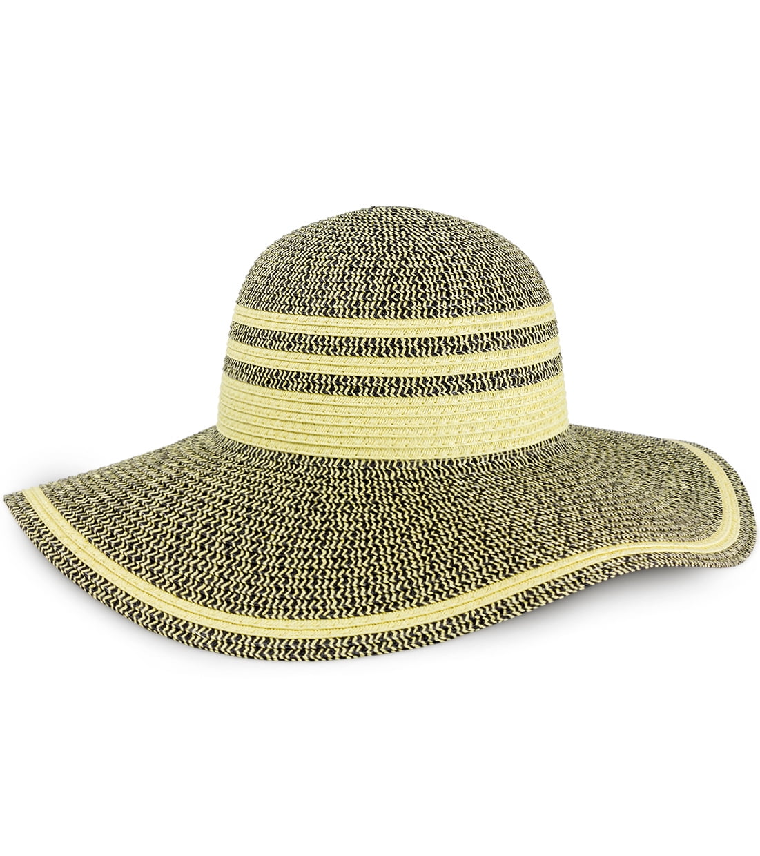 MAGID WOMEN'S SOLID STRAW FLOPPY SUN HAT - Walmart.com