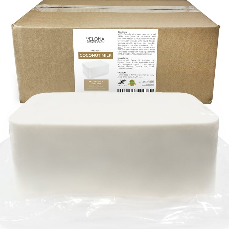 velona 5 LB - Ultra Clear Glycerin Soap Base SLS/SLES Free | Melt and Pour  | Transparent Natural Bar for The Best Result for Soap Making