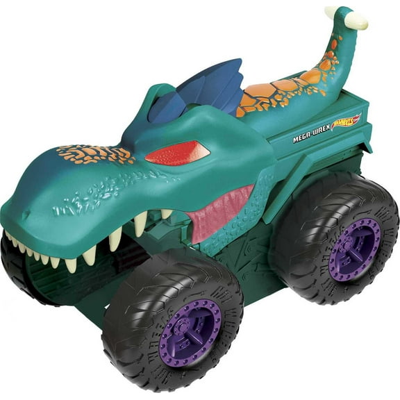 Hot Wheels Monster Trucks Car Chompin’ Mega Wrex Vehicle, for Ages 3 Years & Up