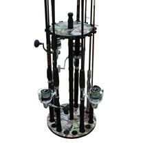 Rush Creek Creations 16 Round Fishing Rod/Pole Storage Floor Rack