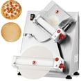 thumbnail image 5 of Commercial Pizza Dough Roller Sheeter, Max 12", Automatic 370W Electric Pizza Dough Roller, Stainless Steel, Suitable for Noodle, Pizza Bread and Pasta Maker Equipment, 5 of 7
