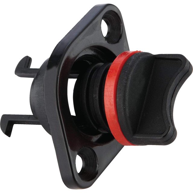 Tapón de desagüe SEACHOICE, tapón de desagüe de nailon negro con orificio de 1 pulgada
