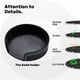 thumbnail image 5 of Posavasos de cuero de 6 piezas, posavasos negros con manchas dálmatas para bebidas, posavasos para tazas, regalo de inauguración de la casa, ideal para la decoración del hogar, 5 of 7