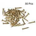 thumbnail image 3 of Uxcell 50pcs Small Tiny Brass Nails for DIY Pictures Wooden Boxes Household Accessories 1.5x10mm, 3 of 5