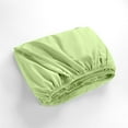 thumbnail image 6 of 800 Thread Count 100% Egyptian Cotton 3-Piece Fitted Sheet ( 1 Fitted Sheet + 2 Pillow Covers) 15 Inches Deep Pocket Size Full Color Sage Solid, 6 of 6