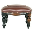 thumbnail image 2 of Design Toscano Victorian Rococo Faux Leather Ottoman, 2 of 6