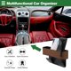 thumbnail image 2 of Organizador Universal para el Espacio entre Asientos del Automóvil Unique Bargains con Soporte para Vaso, Accesorios de Almacenamiento para el Asiento del Automóvil, Cuero, Marrón, 2 of 6