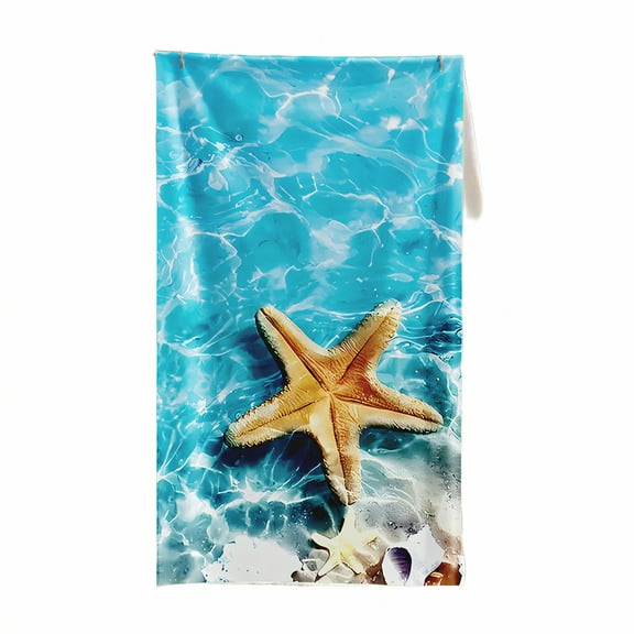 AUQ Beach Towels,Ample Cover Capacity Quick Dry Beach Towel,Unwrinkled Finish Microfiber Beach Towel,Style1,28"x56"