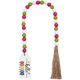 thumbnail image 1 of Wood Hanging Beaded Decoration Multi Wall Hanging Ornament DIY Tassel Pendent Perfect DIY Gift, 1 of 5