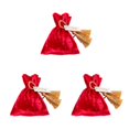 thumbnail image 4 of Inteprter Candy Drawstring Bag Holiday Wedding Celebration Cookies Favores Presente Regalos Organizador Paquete Bolsa Niños Niños Rojo Type1 NO1, 4 of 6