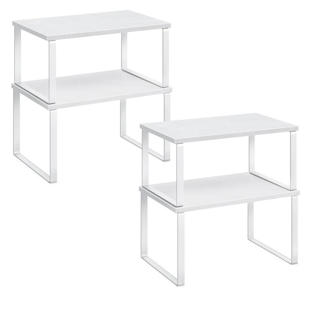Estante organizador de armario SONGMICS para almacenamiento de cocina, juego de 4