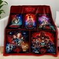 thumbnail image 2 of Stranger -T-things -Blanket- Season Full Theme Blanket, Soft Warm Cover, Home Sofa Decor, Bedroom Heating, Casual Throw, TV Fan Gift, 2 of 7
