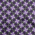 thumbnail image 1 of oneOone Polyester Spandex Purple Fabric Abstract Geometric Sewing Craft Projects Fabric Prints By Yard 56 Inch Wide, 1 of 4