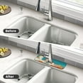 thumbnail image 4 of Logiee Colorful Greek Windmills Print Kitchen Sink Splash Guard Faucet Mat for Splash Guard Behind Faucet Drip Catcher for Kitchen,Bathroom,Sink Mat,Dish Drying Mat,Bathroom-15" X 5.5", 4 of 7