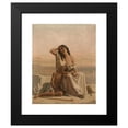 thumbnail image 2 of Luigi Alois Gillarduzzi 15x18 Black Modern Framed Museum Art Print Titled - Hagar and Ishmael in the Desert (1851), 2 of 5