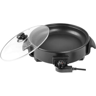 Brentwood SK-45 6-Inch Non-Stick Electric Skillet with Glass Lid, Black -  Walmart.com