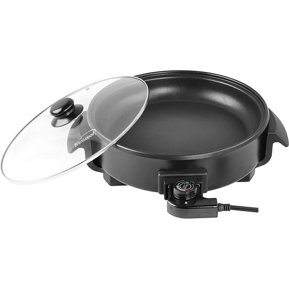 Brentwood SK-67BK 12 inch Nonstick Electric Skillet, Black